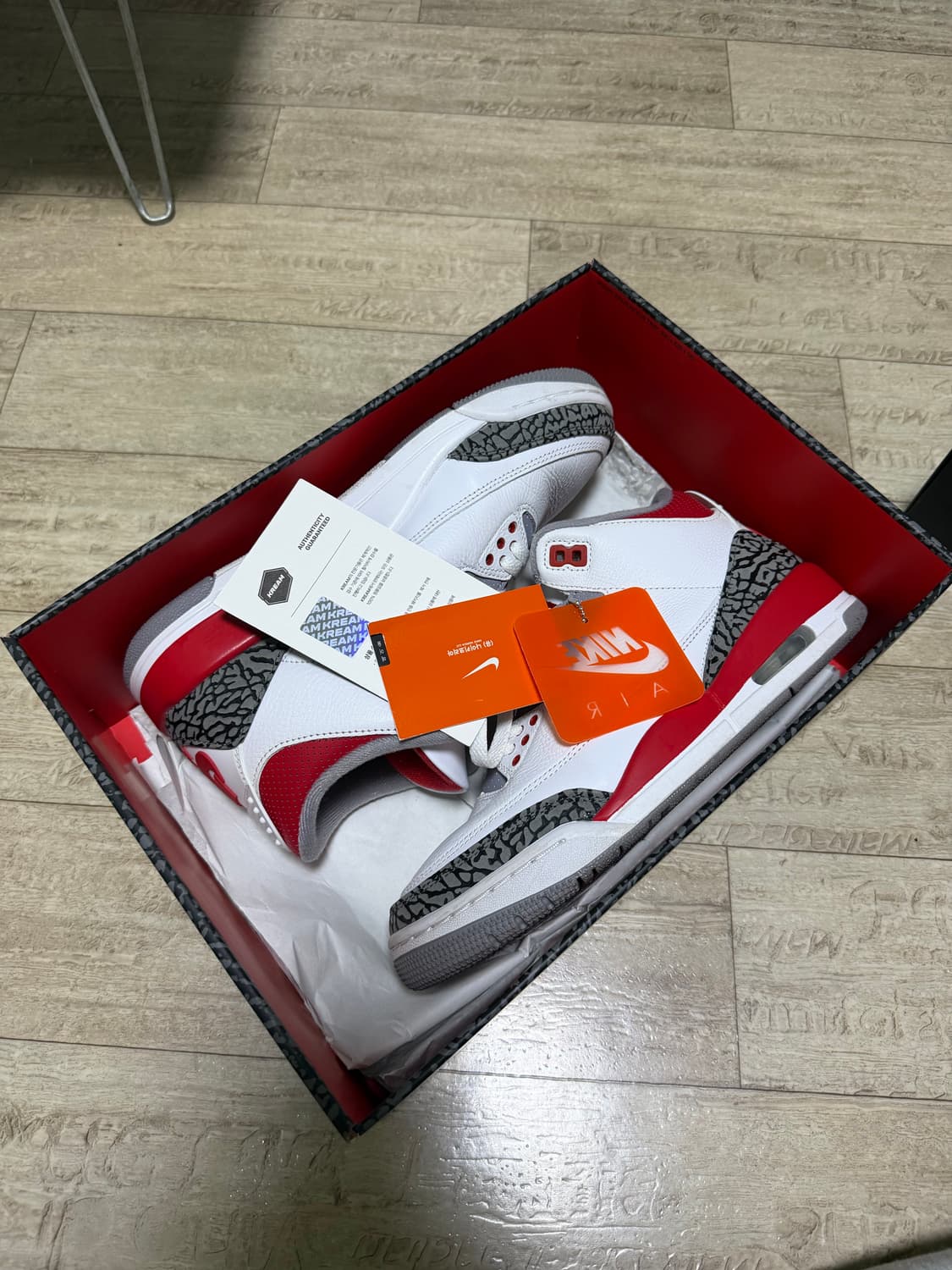 나이키 조던3 파이어레드 265 상품이미지4