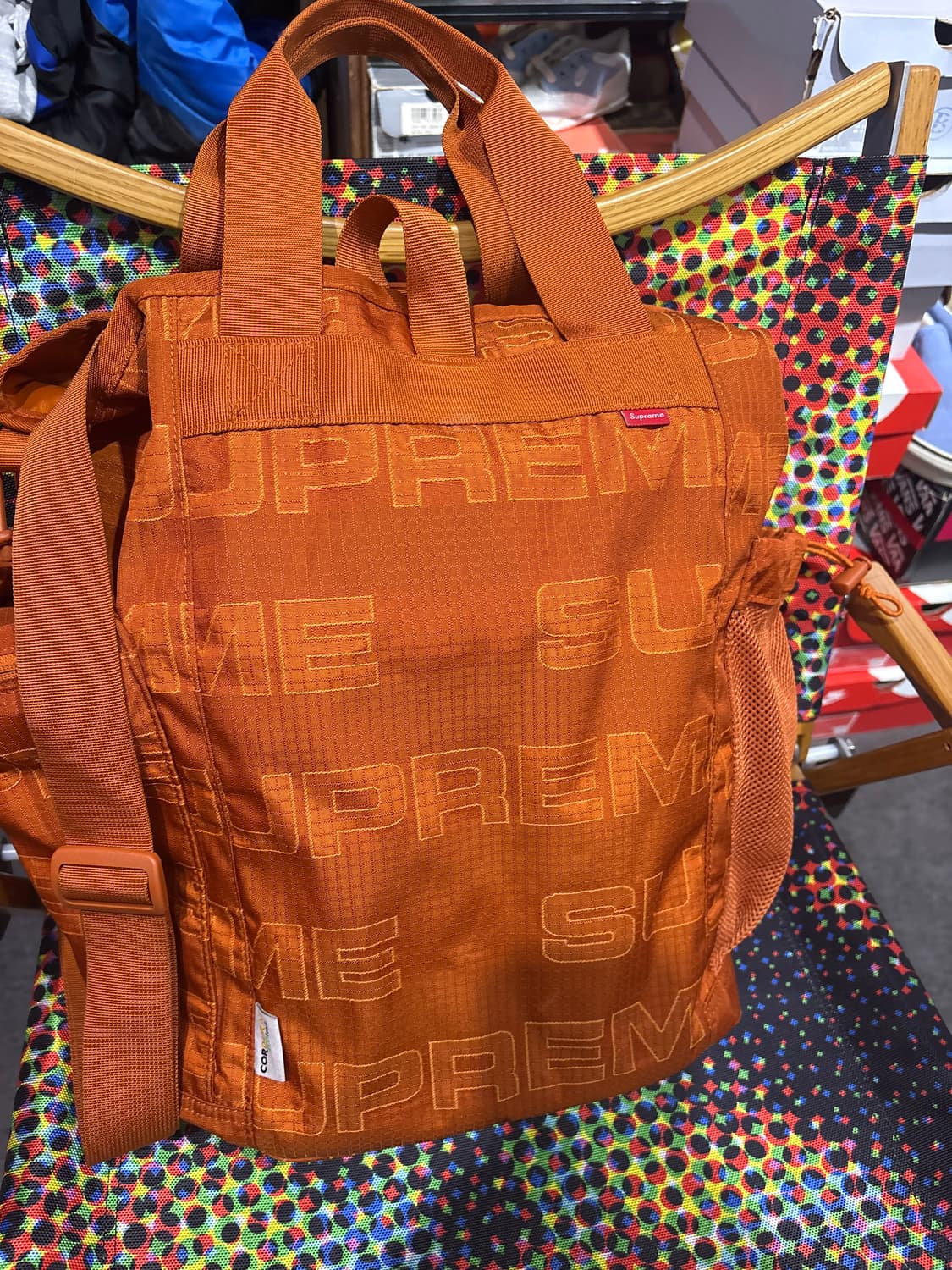 슈프림 유틸리티 토트백 오렌지 - 21FW 상품이미지2