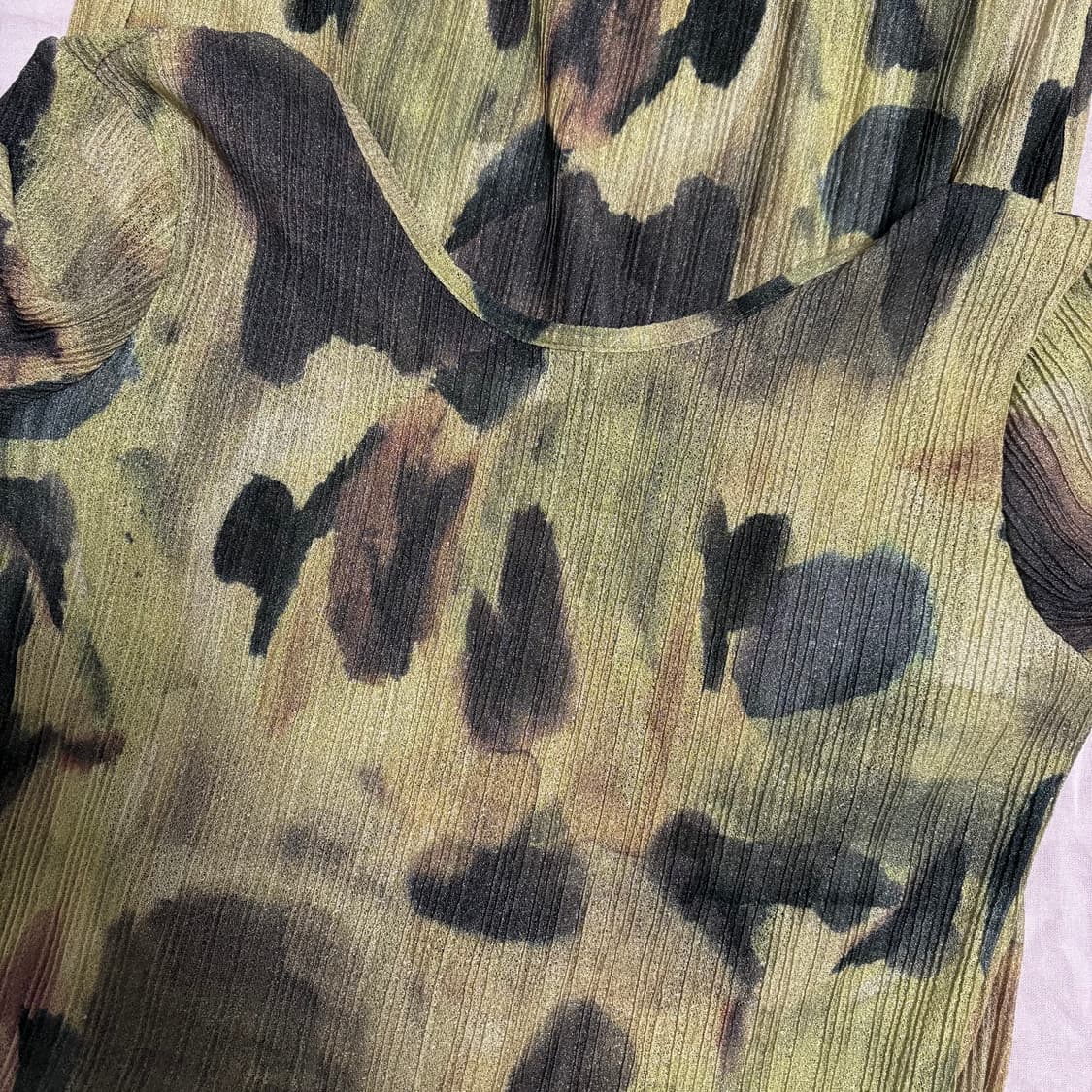 자라 시스루 플리츠 튤 롱 드레스 S 새상품 상품이미지5