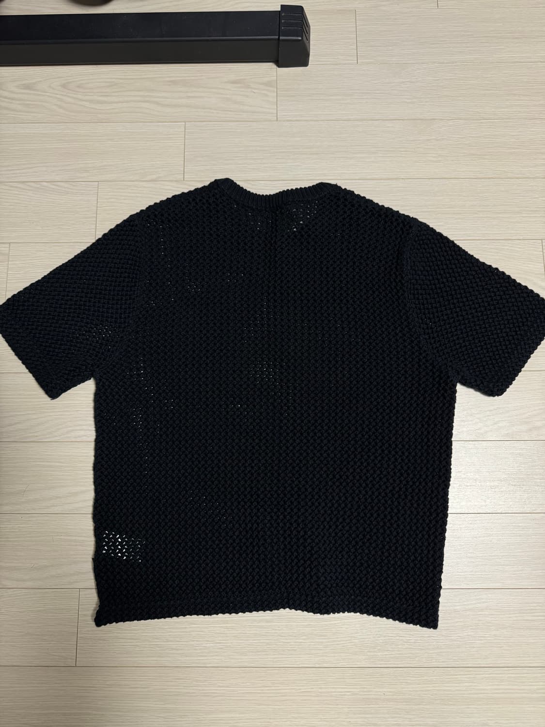 스투시 반팔니트 블랙 상품이미지4