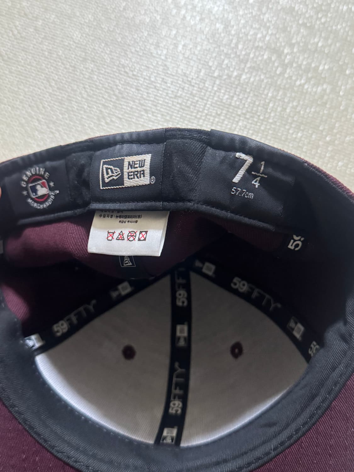 뉴에라 버건디 모자 상품이미지4
