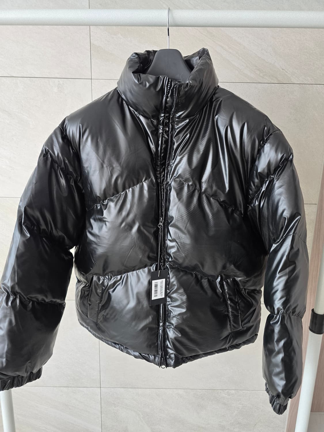 데이 유광 패딩 L 상품이미지1