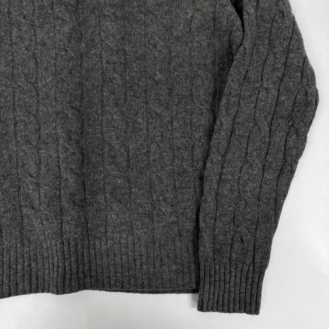 폴로 울 케이블 니트 상품이미지6