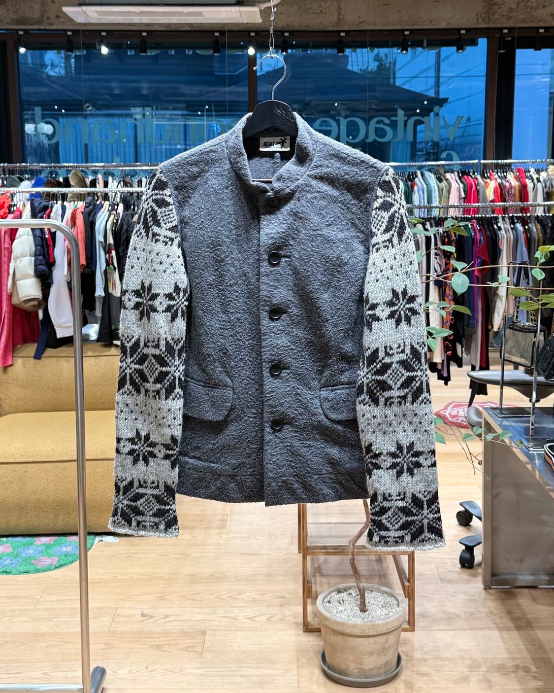 하이 스포팅 기어 그레이 숄카라 노르딕 자켓  상품이미지1