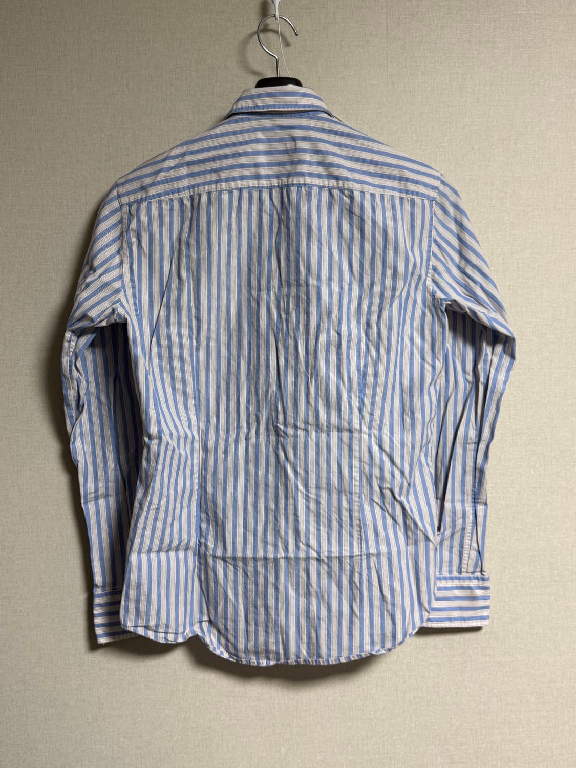 [S] 보스 휴고보스 슬림핏 블루 스트라이프 셔츠 상품이미지2