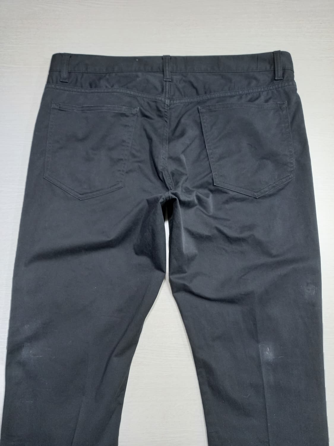 34 Theory 봄여름용 스판 슬림일자 치노 블랙 34-554 상품이미지4