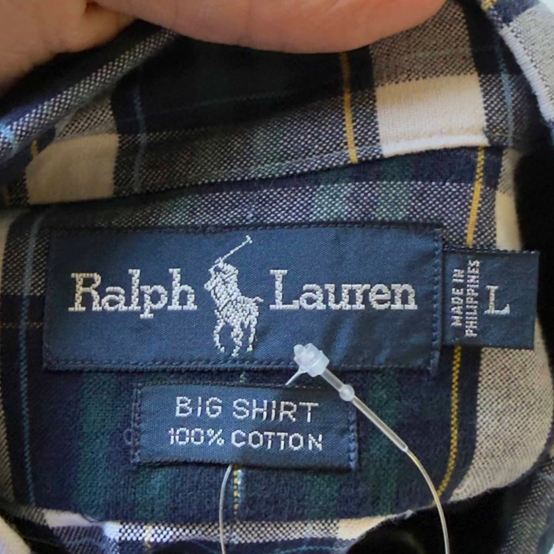폴로 랄프로렌 체크 빅셔츠 상품이미지4