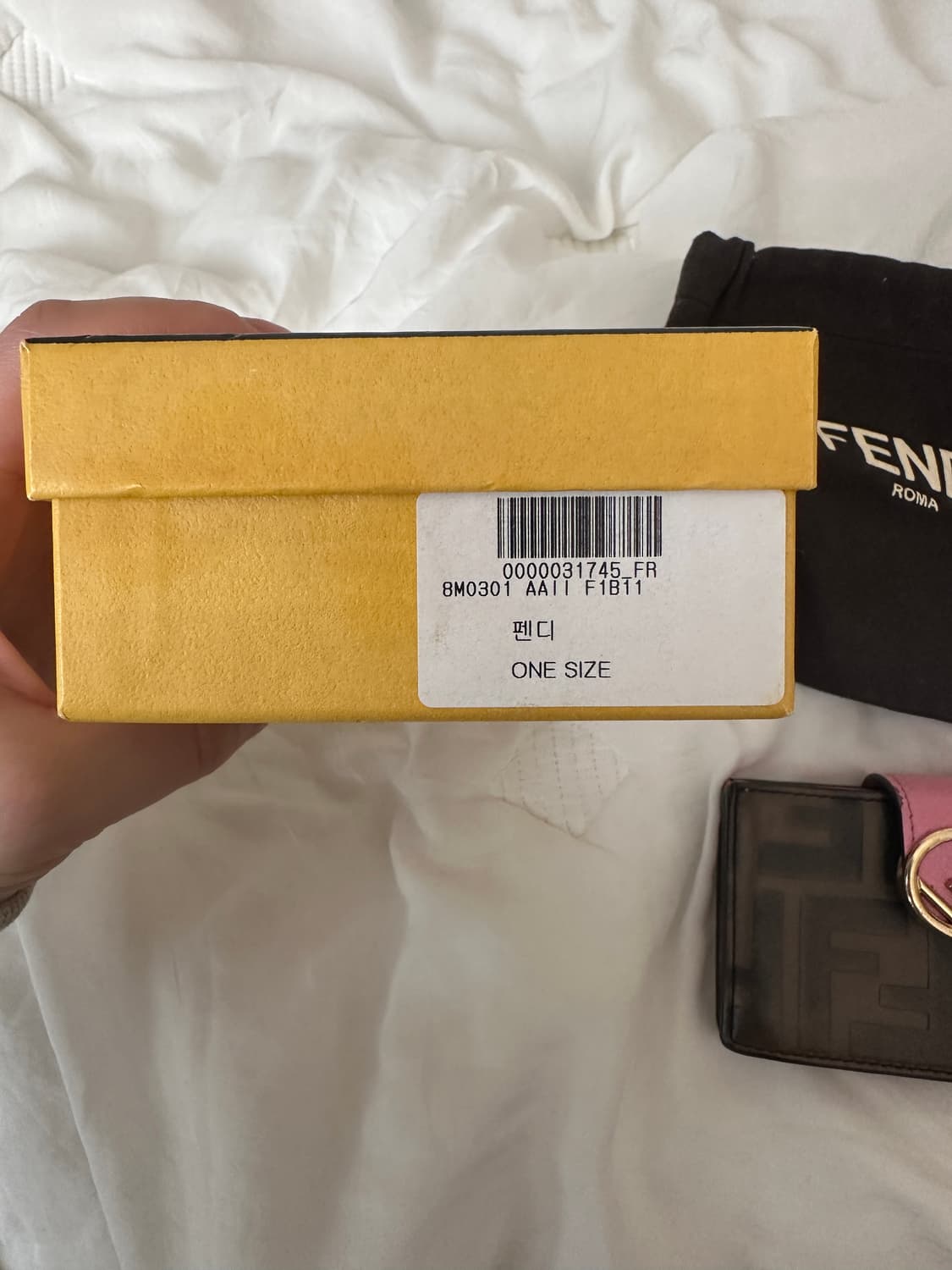 펜디 아코디언 카드지갑 핑크 상품이미지2