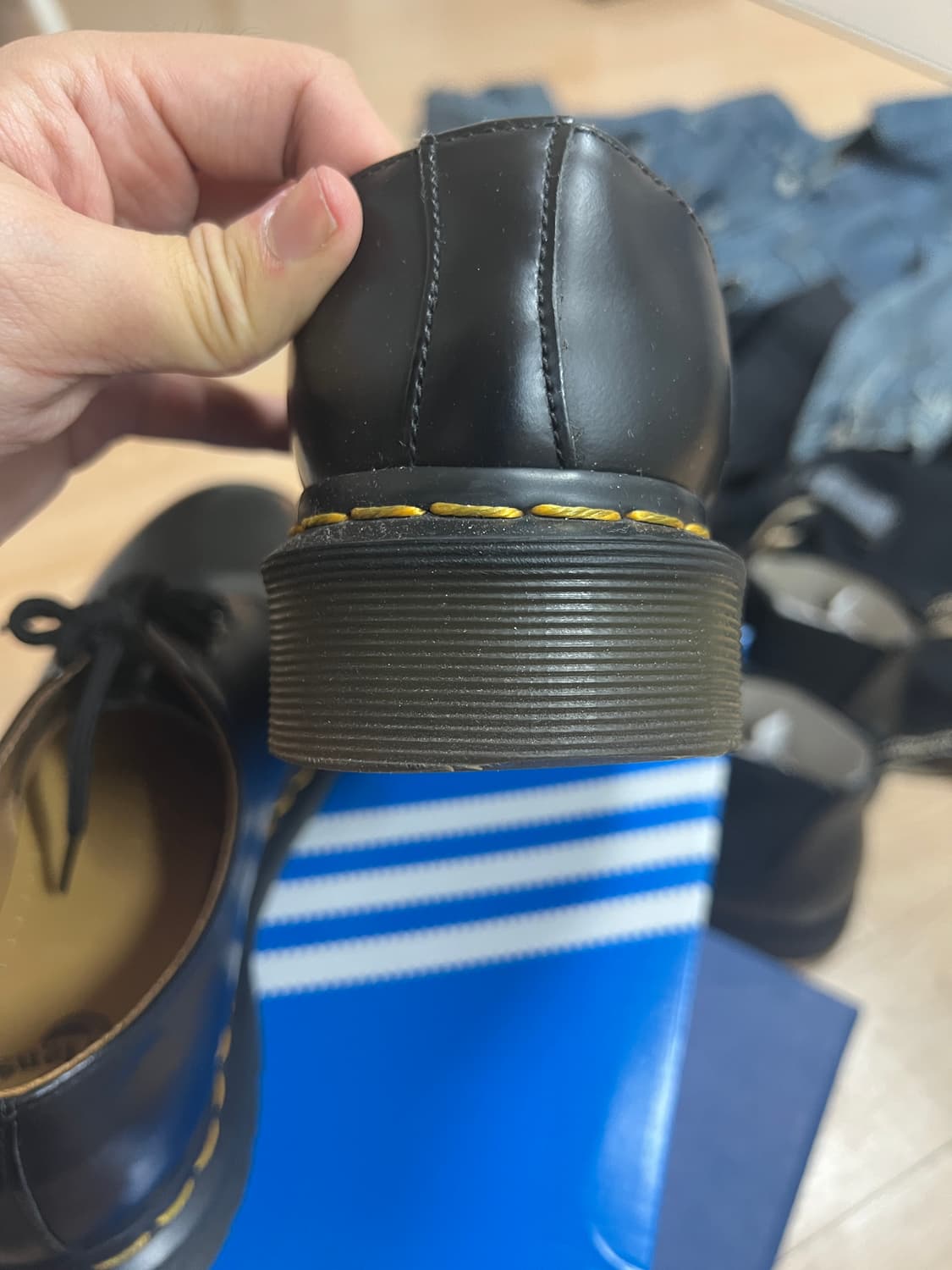 닥터마틴 1461 3홀 스무스 블랙 uk4 230사이즈 상품이미지5