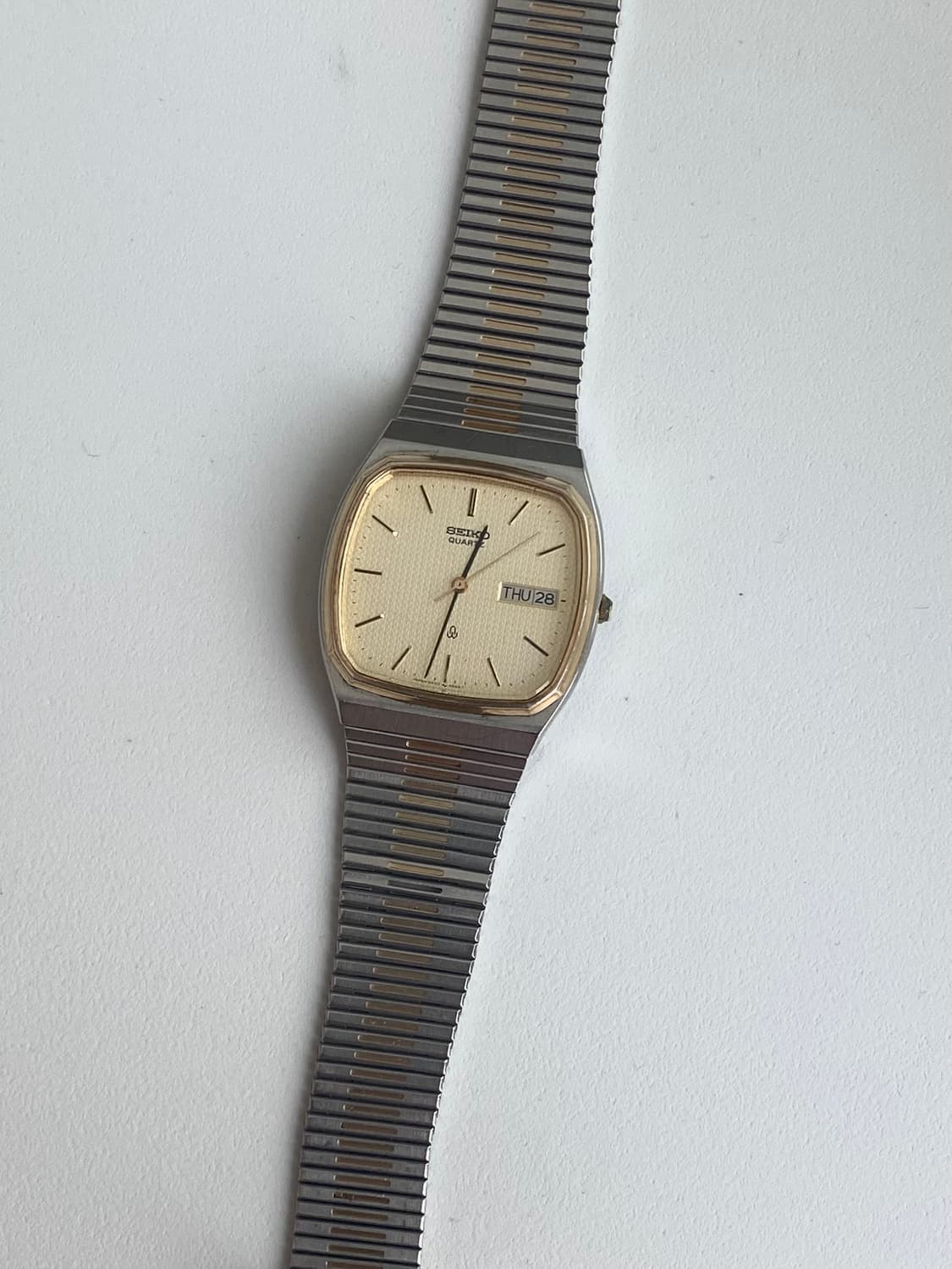 Seiko 세이코 콤비 쿼츠 데이데이트 상품이미지2