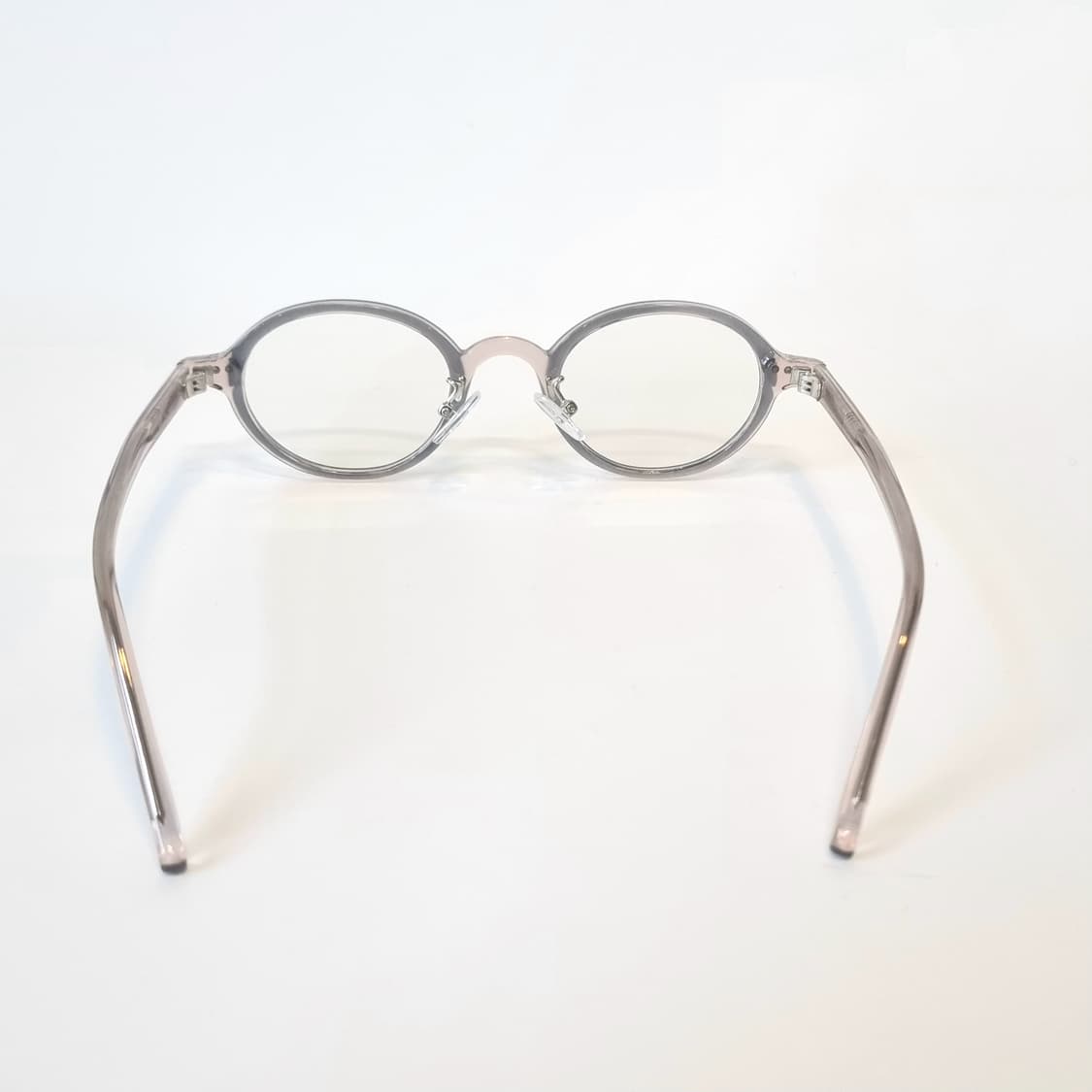 오벌 인디언핑크&그레이 코받침있는 뿔테 상품이미지7