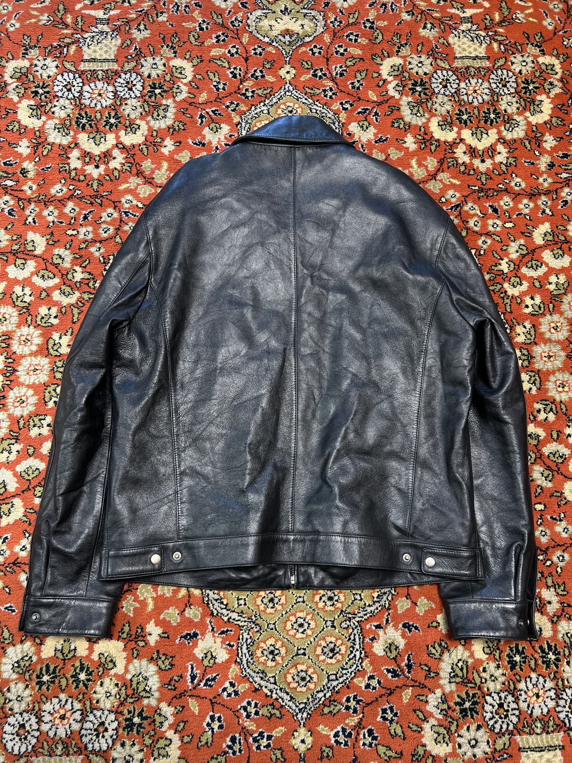 [100] 리얼 레더 빈티지 싱글 라이더 자켓 상품이미지2