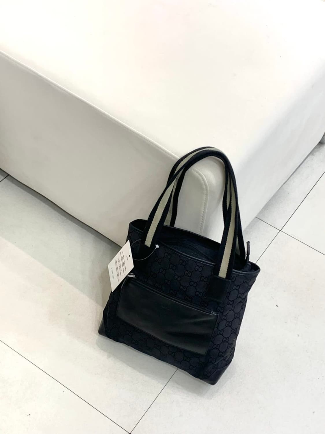 구찌 GG 캔버스 가죽 숄더백 (정품) 상품이미지1