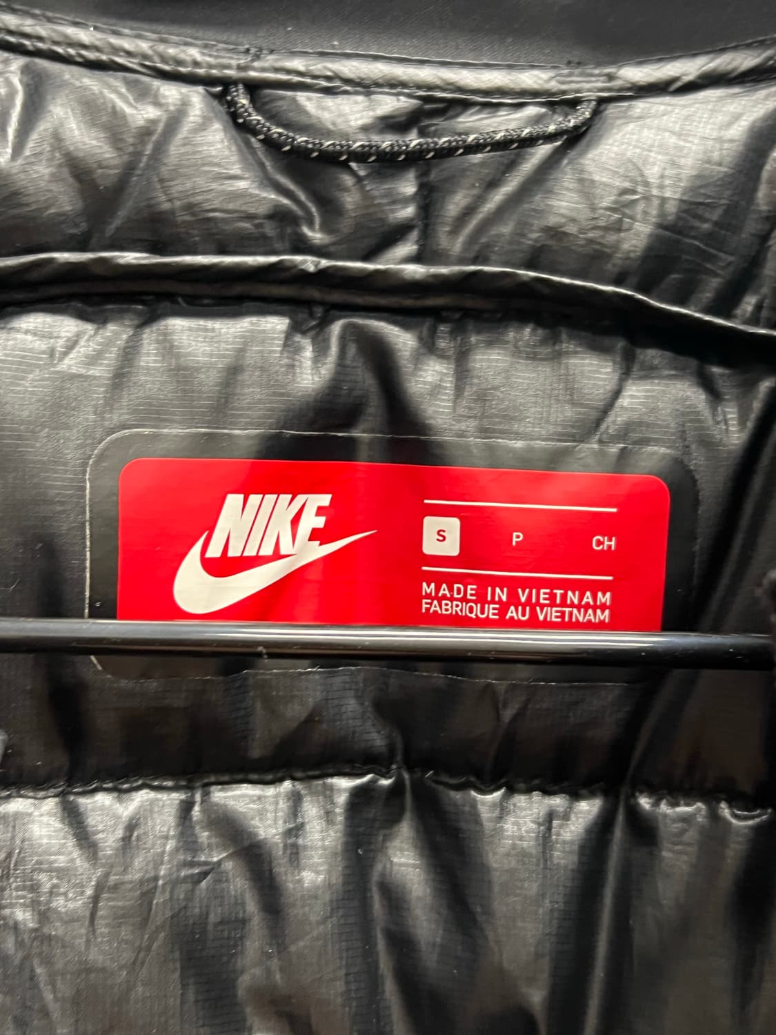 나이키 덕다운 경량 블루종 패딩 자켓 블랙 상품이미지5