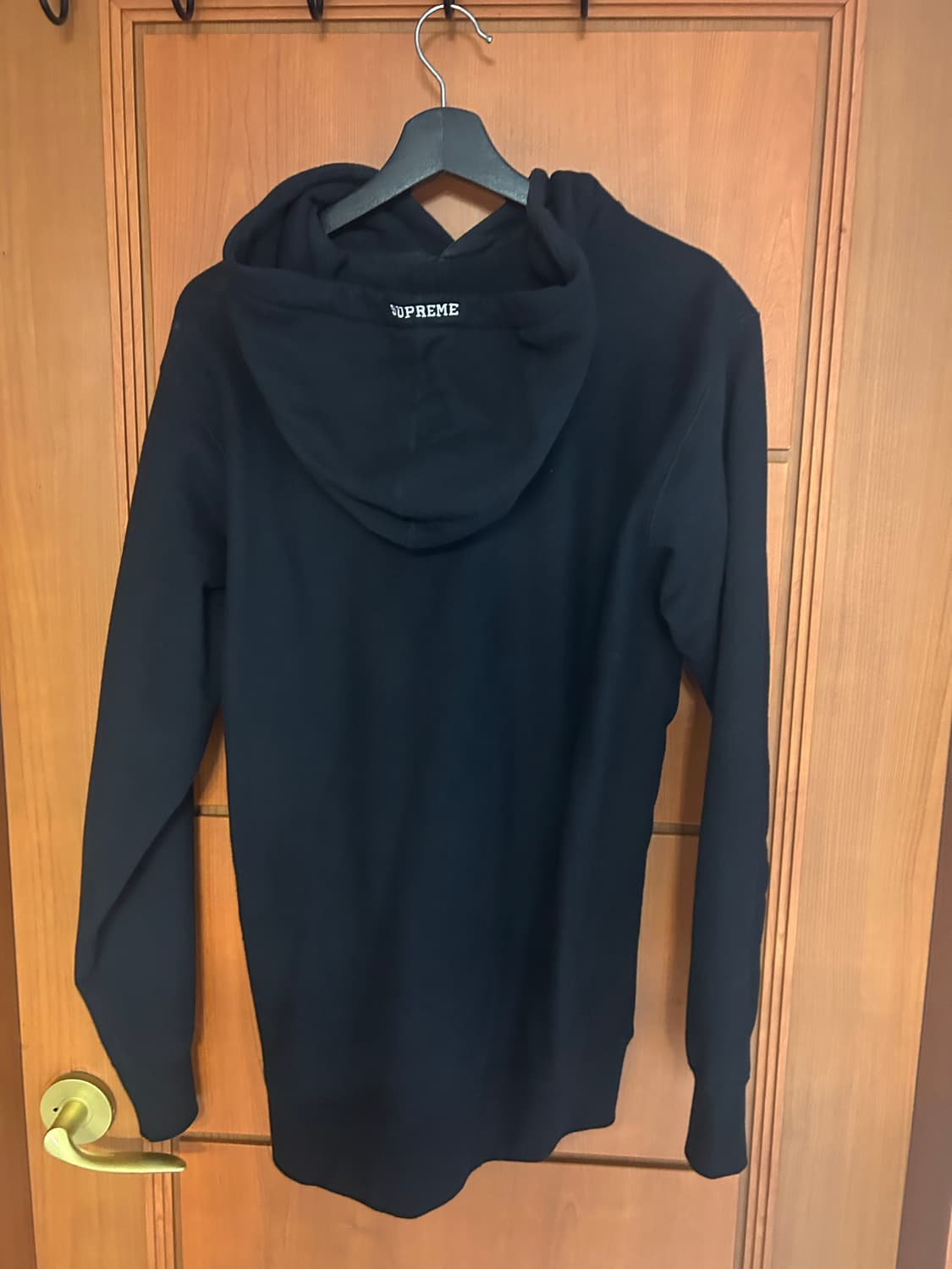 슈프림 S로고 블랙 후드 상품이미지2