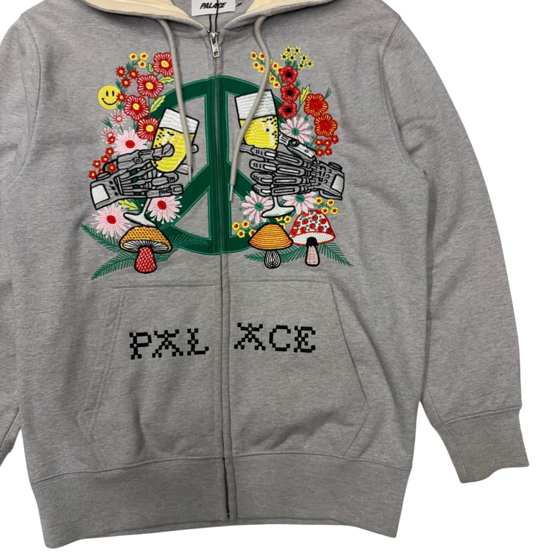 21ss 팔라스 히피 살루트 그레이 후드집업 M 상품이미지3