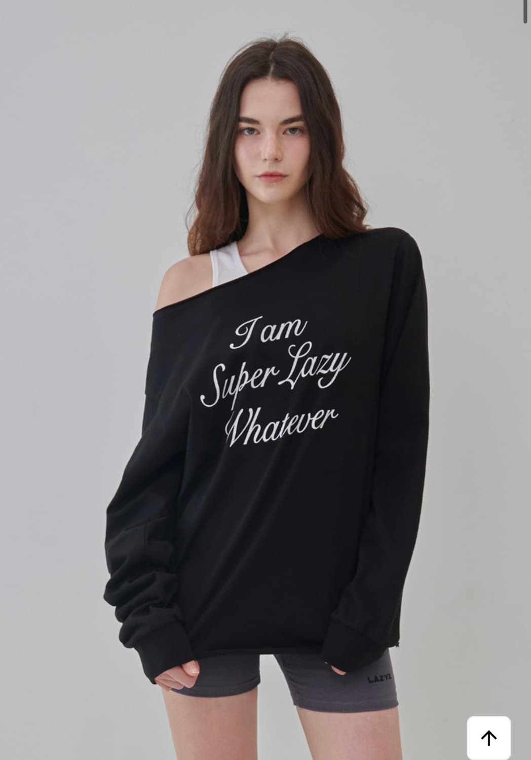 레이지지 오프숄더 롱슬리브 티셔츠 상품이미지1