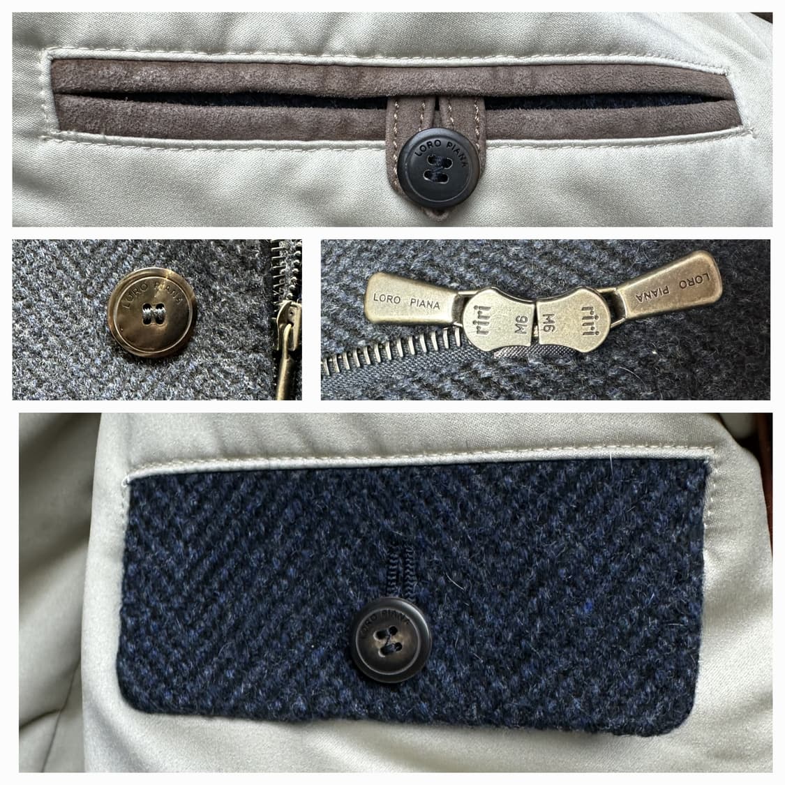 로로피아나 마틴게일 캐시미어 코트 48(100~105) 민트급 판매 상품이미지6