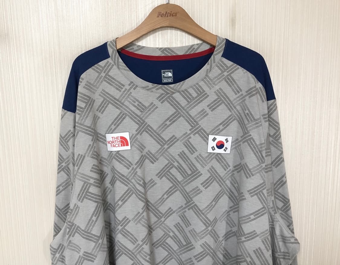 노스페이스 팀코리아 리우올림픽국대 빅사이즈 티셔츠 8XL(140) 상품이미지2