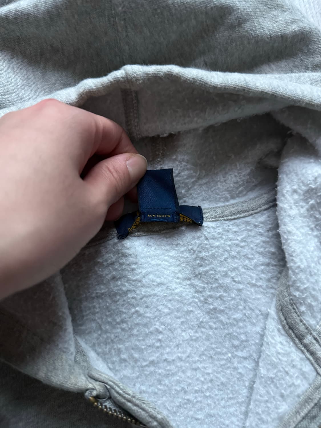 폴로 랄프로렌 빅 포니 로고 그레이 후드집업 상품이미지8