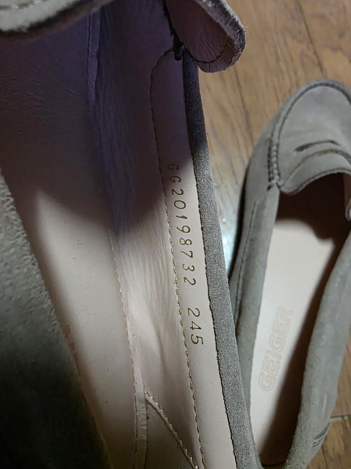 가이거 여성 세무 가죽 단화 상품이미지6