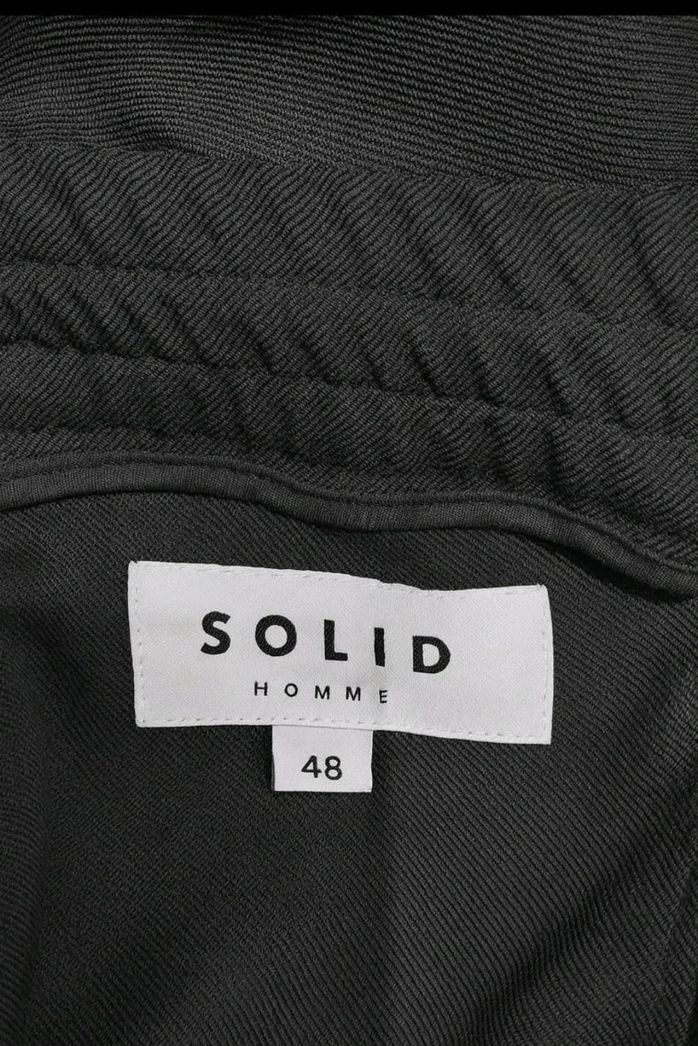 SOLID HOMME 솔리드옴므 블랙 카고 조거팬츠 (48)  상품이미지5