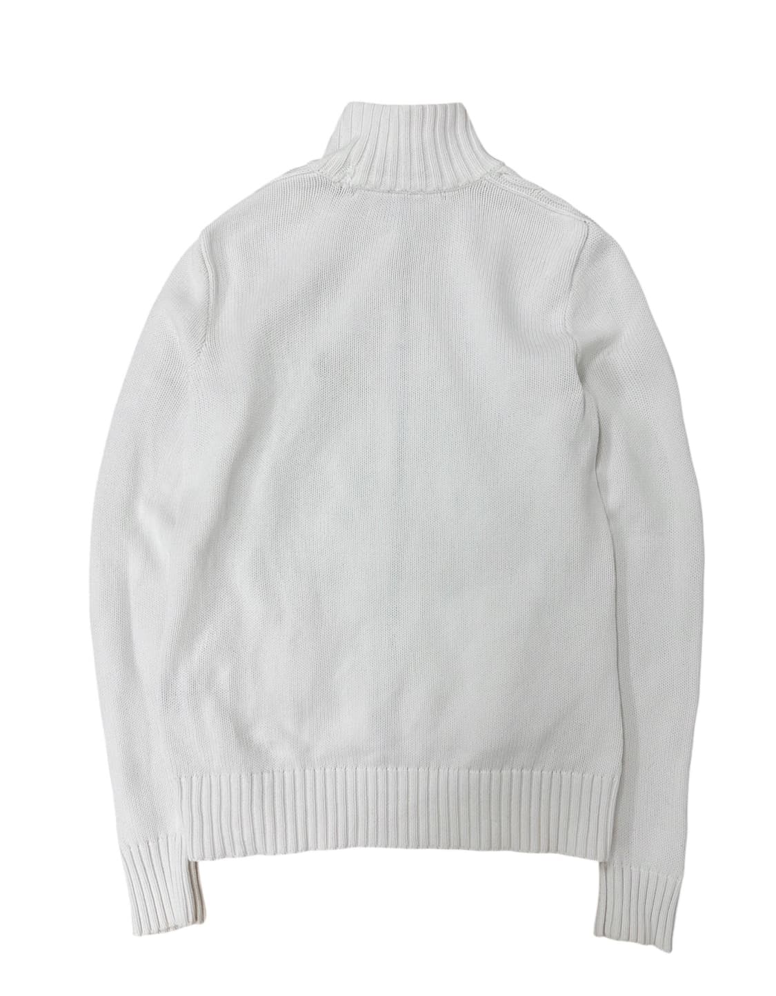 폴로 니트집업 화이트 (여성M) 상품이미지10