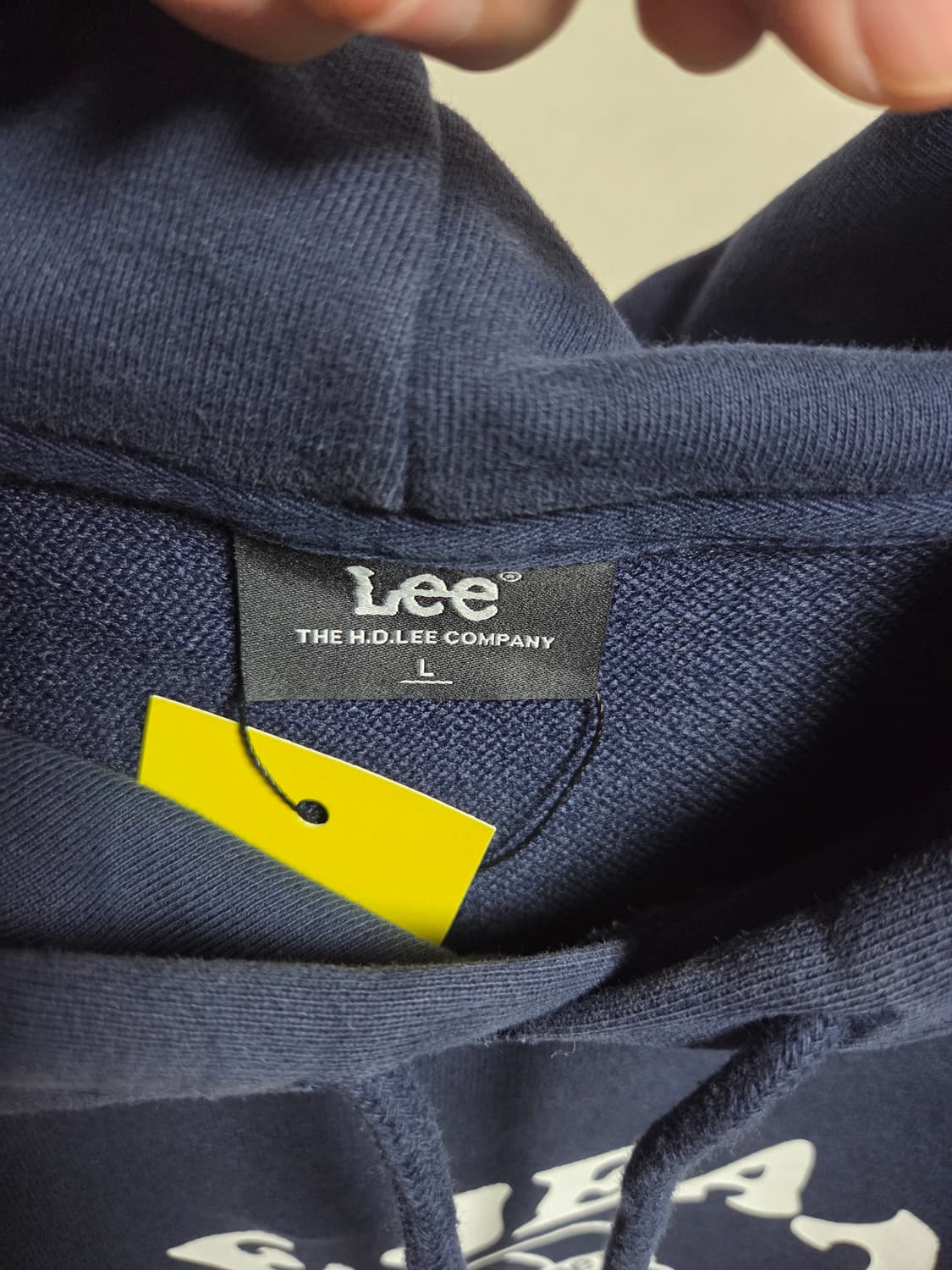 Lee 버디리 후드티 네이비 상품이미지4