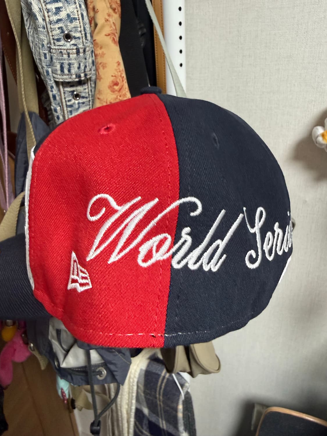 뉴에라 뉴욕 양키스 스크립트 스플릿 패널 피티드캡 60.6 상품이미지5