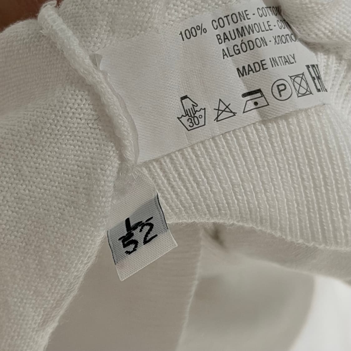 (A+/L) / 키톤 키톤패밀리 프린팅 코튼 니트 화이트 상품이미지6