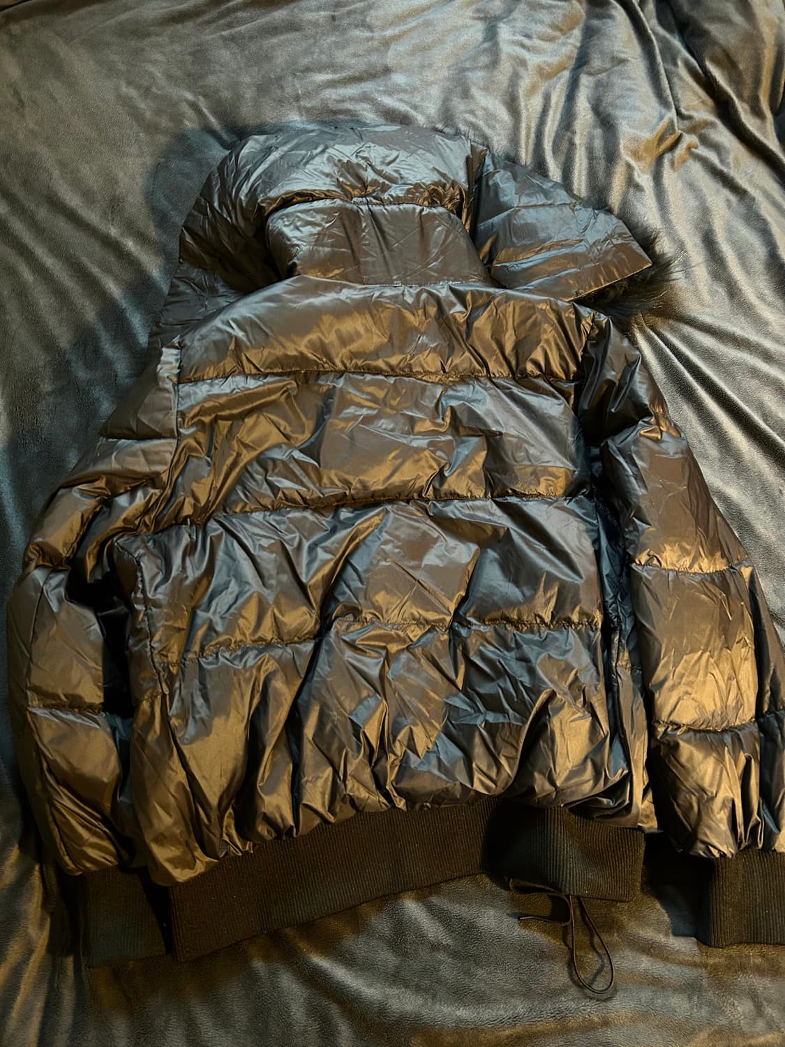 Black Fur n2b Puffer Jacket 상품이미지3