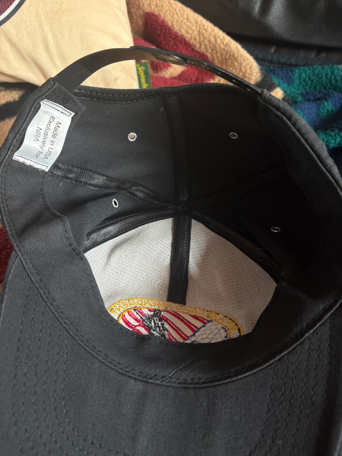 빈티지 NRA S.A.T.F 블랙 6패널 볼캡 상품이미지2