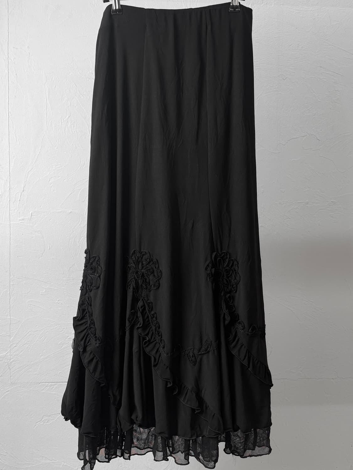 Da Vistora 플라워 아플리케 스커트 상품이미지2