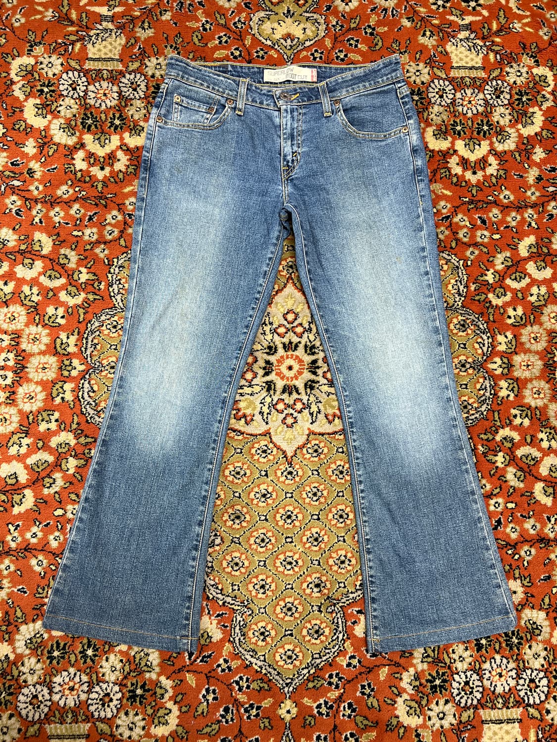 [L] 리바이스 빈티지 SUPER LOW 518 여성 부츠컷 데님 상품이미지1