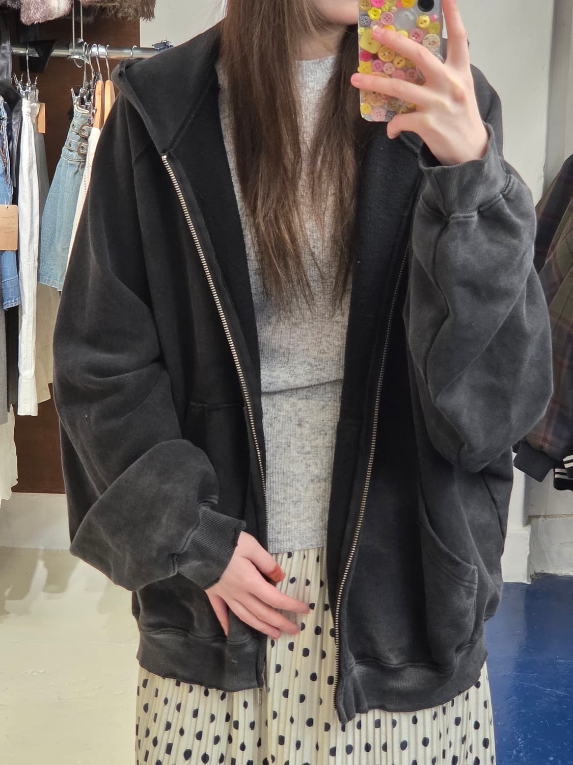 FAR 파아카이브 그런지 투웨이 후드집업 상품이미지3