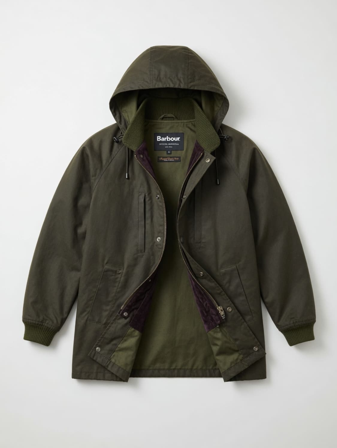 Barbour 바버 남성 왁스 후드 자켓 S 사이즈 (남성 95~100) 상품이미지2