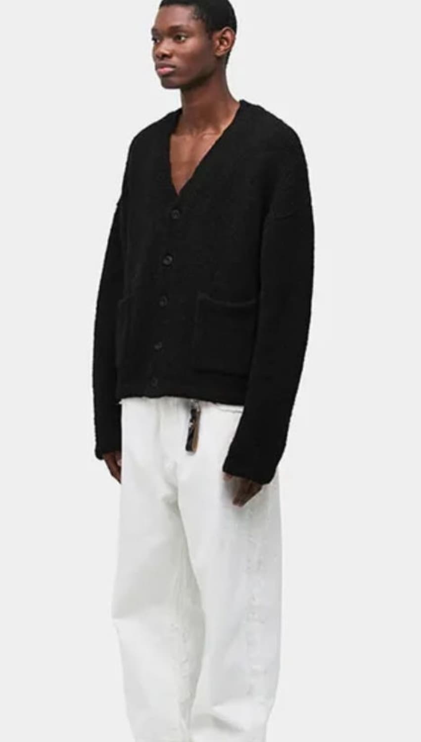 쿠어 헤어리 알파카 가디건 상품이미지2