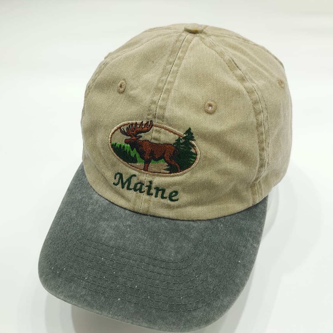빈티지 Maine Moose 워시드 투톤 볼캡 P1932 상품이미지2