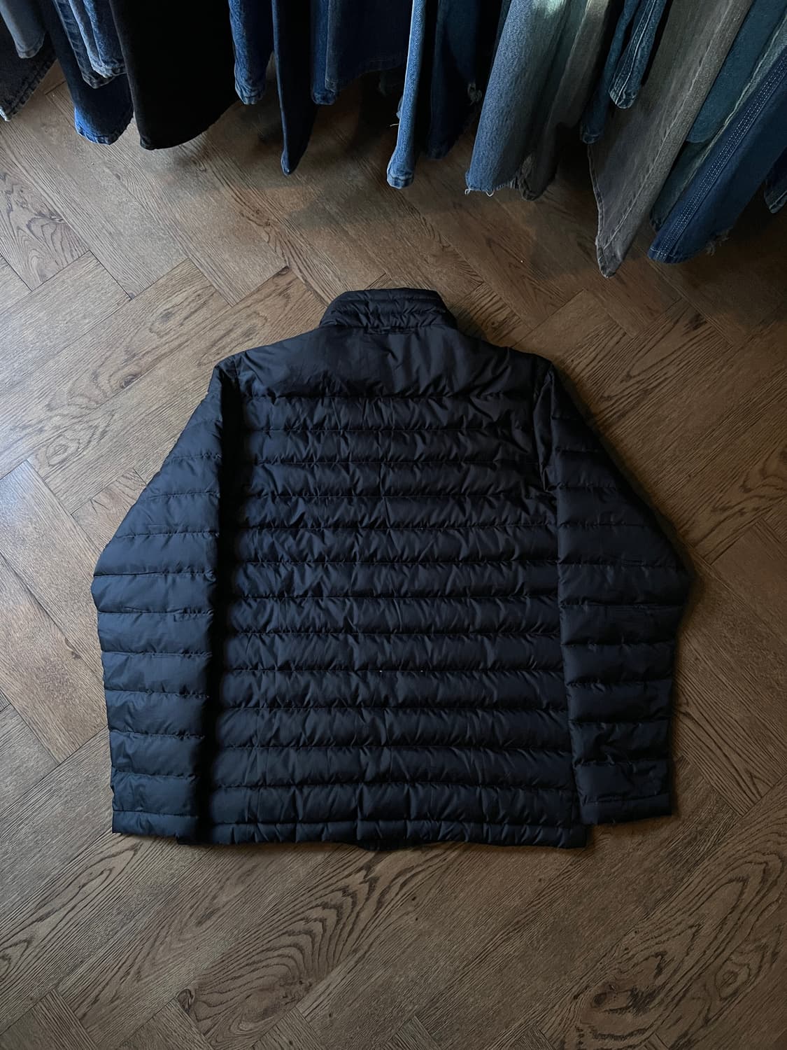 [S]파타고니아 네이비 다운스웨터 덕다운 경량 패딩 상품이미지8