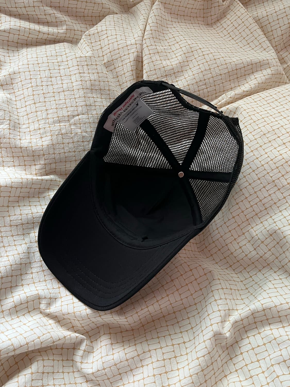 더뮤지엄비지터 칠드런 메쉬캡 블랙 상품이미지2