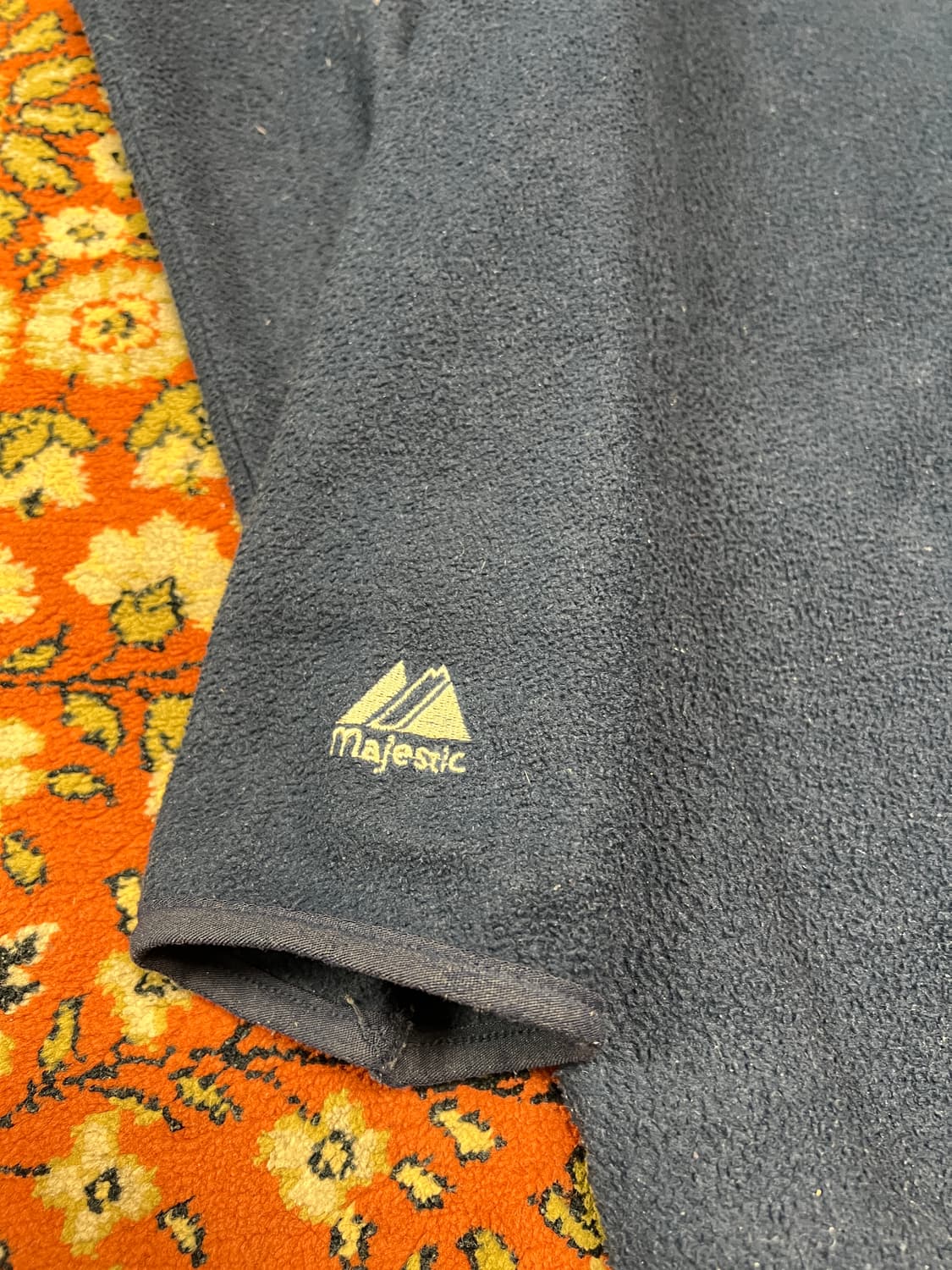 [XL] 마제스틱 NY 양키즈 네이비 아노락 후리스 상품이미지5