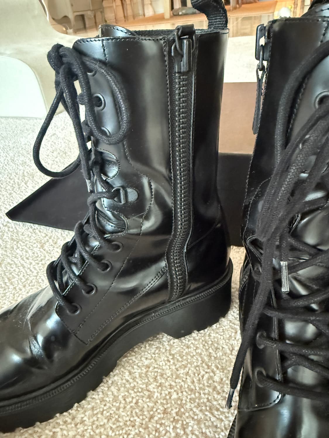 Maje Lace-Up Combat Boots (240) 상품이미지6