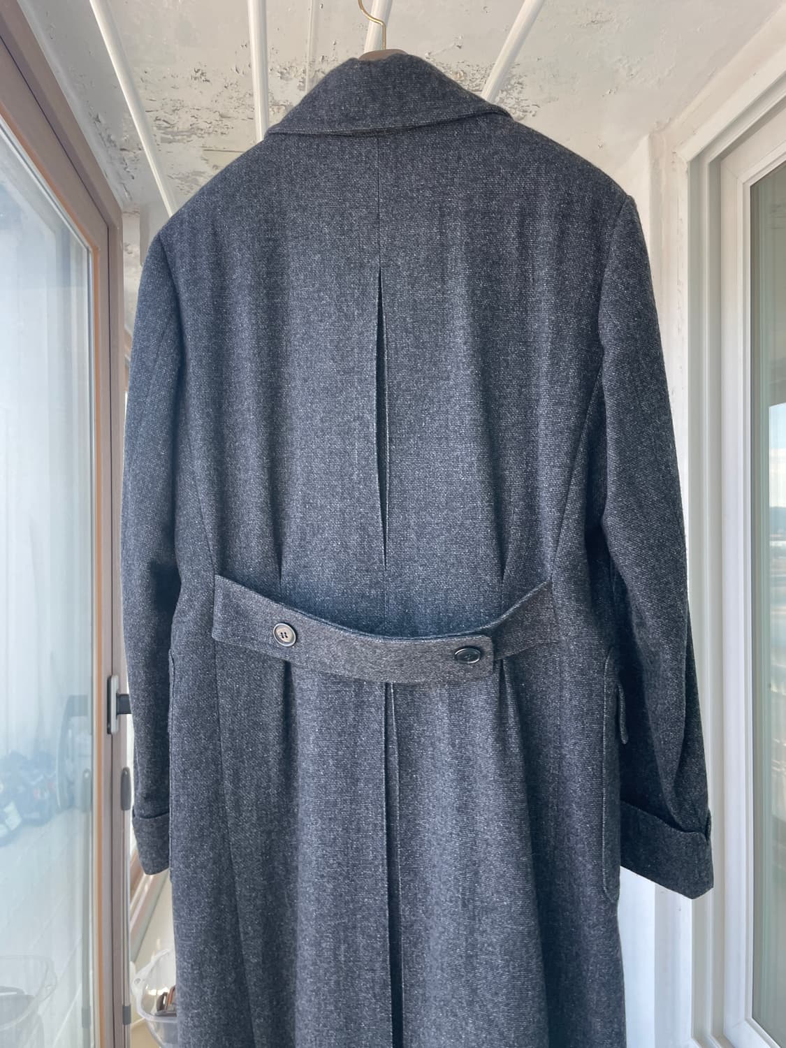 부기홀리데이 폴로코트 차콜 L 상품이미지2