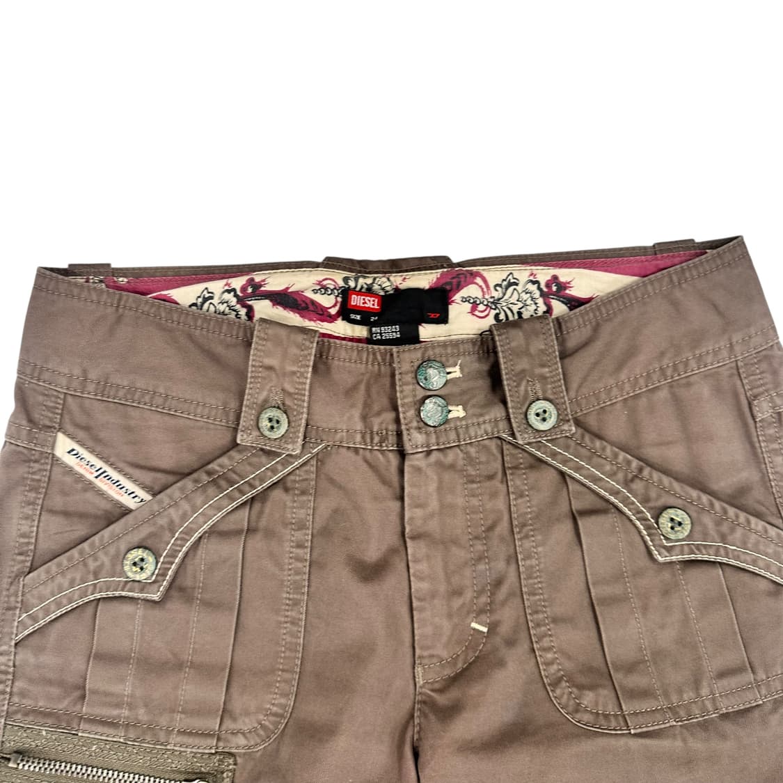 Diesel, Brown Western Semi Bootcut Pants 상품이미지5
