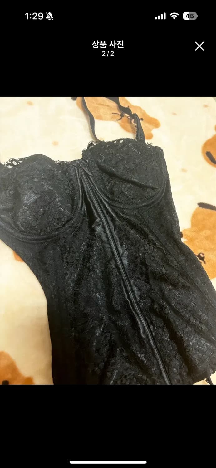 빈티지 고스로리 고딕 코르셋 슬리브리스 상품이미지2