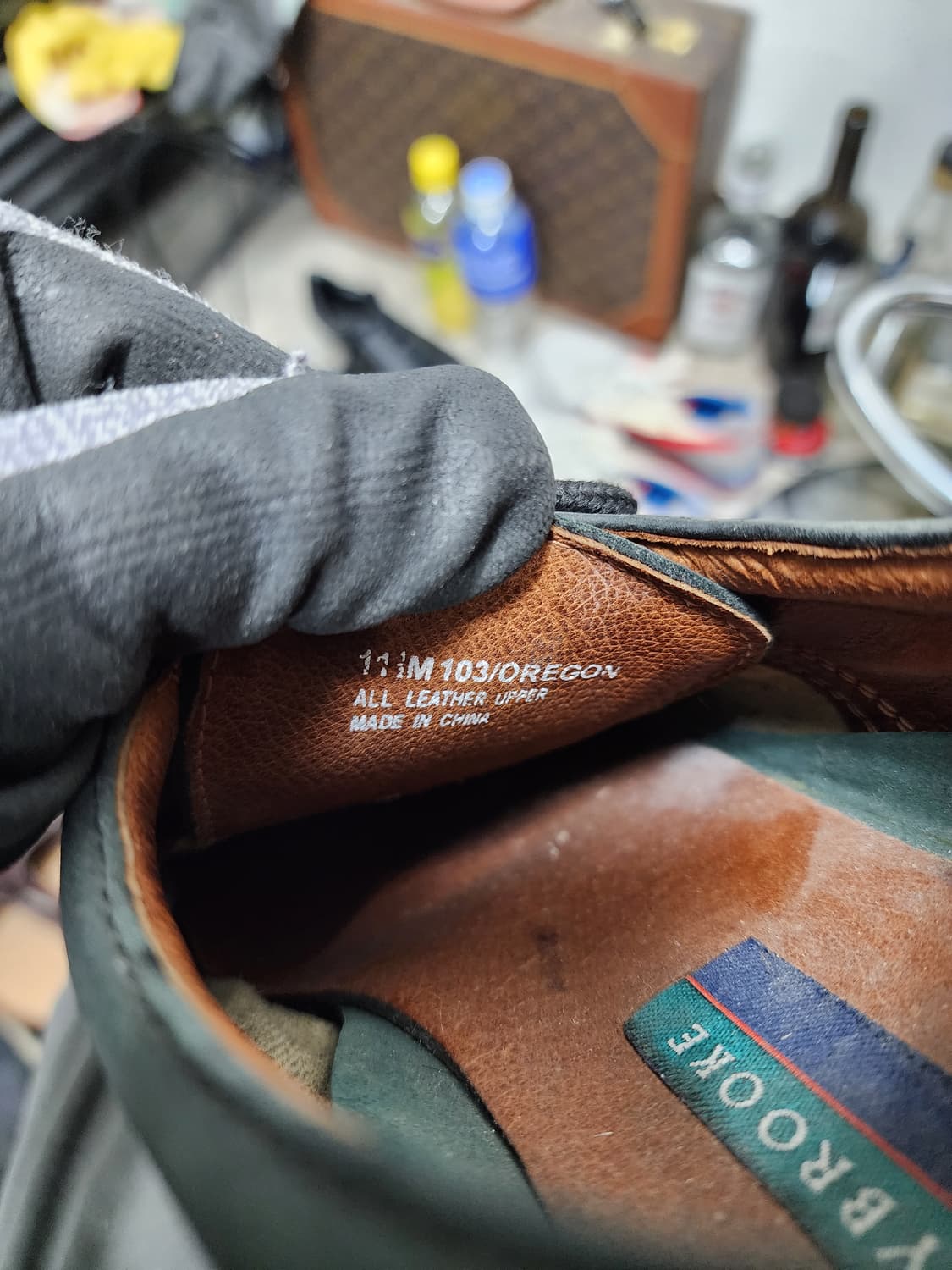 Claybrooke 리얼레더 빈티지 5홀 구두 상품이미지4