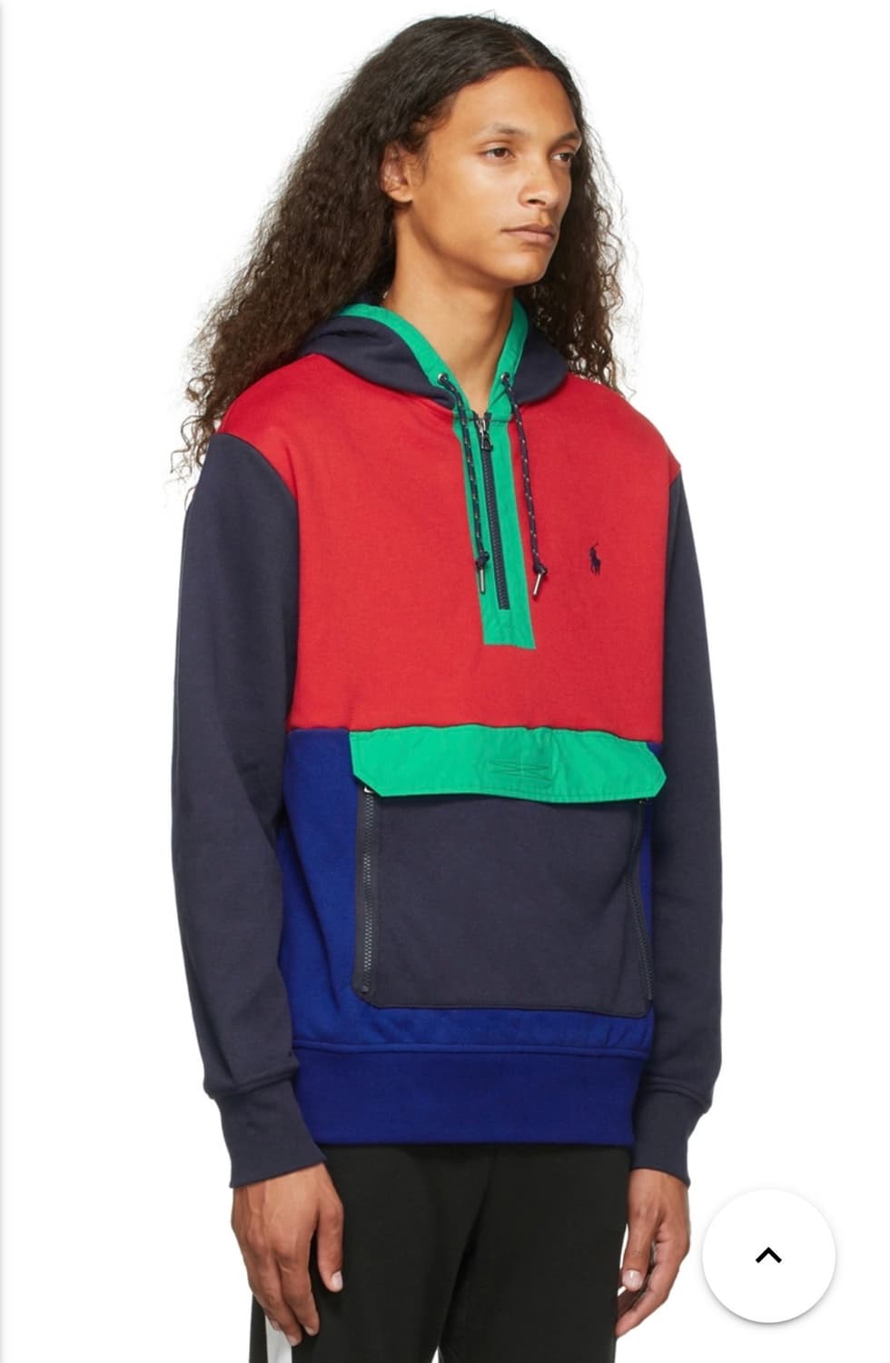 폴로 랄프로렌 컬러블록 아노락 후드티 상품이미지2