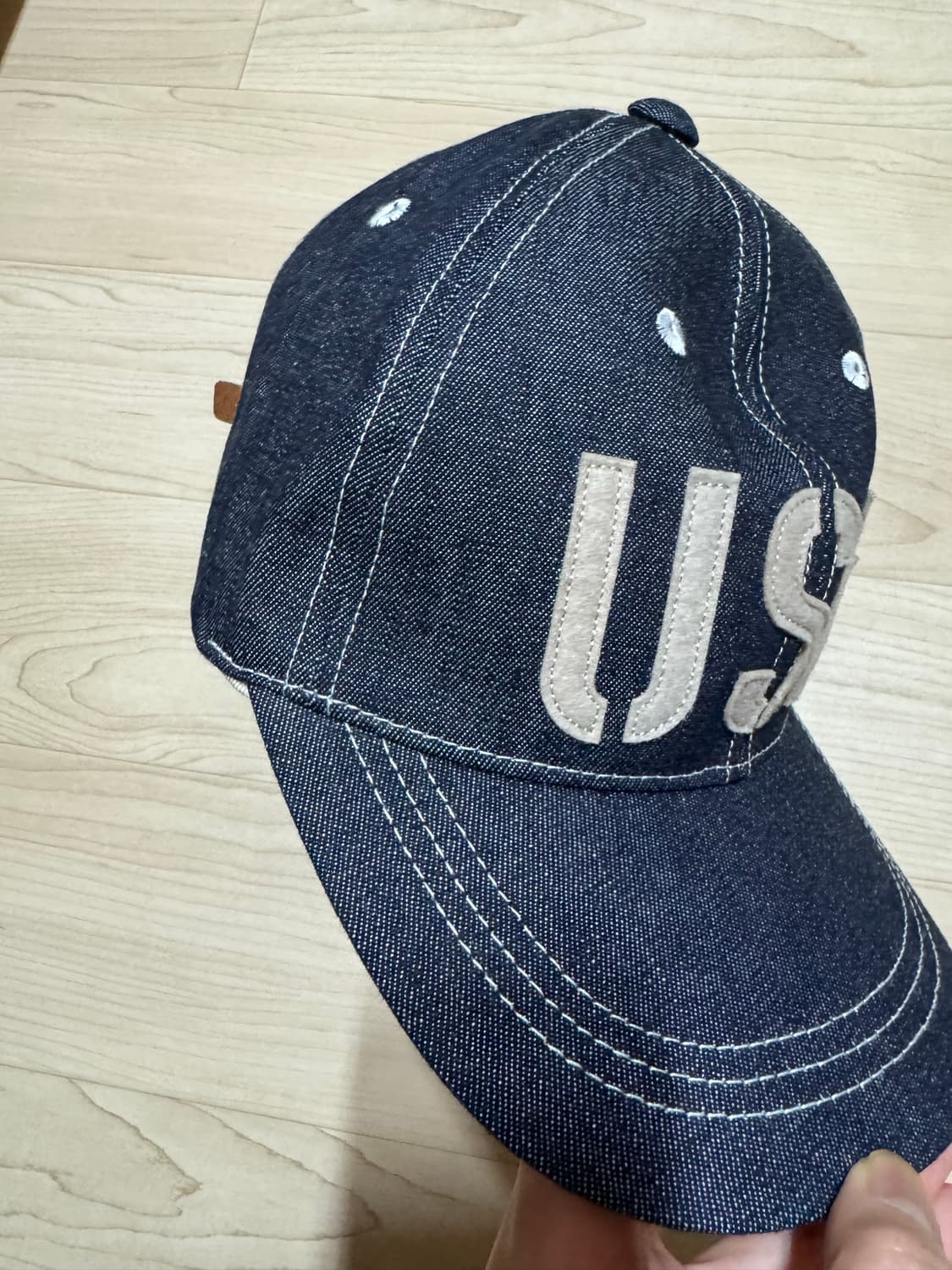 토이즈맥코이 US 네이비 데님 캡 스누피 인디고 중고 상품이미지3