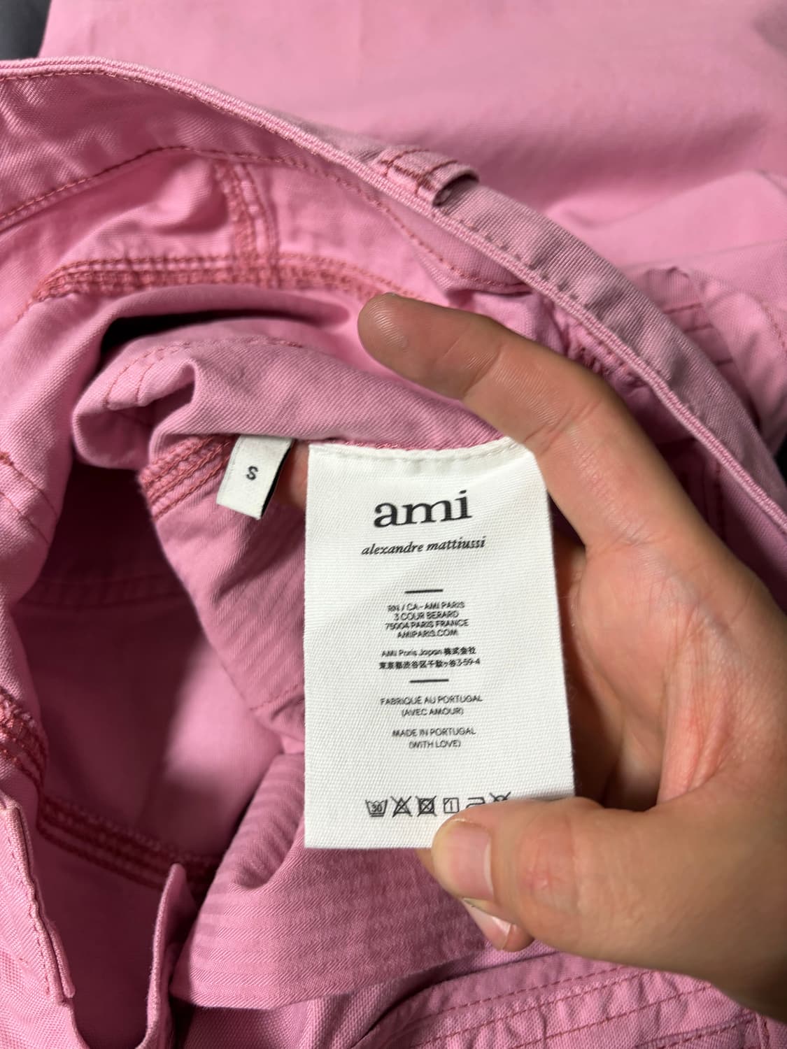 아미 ami 코튼 스티치 트라우저 S 상품이미지8