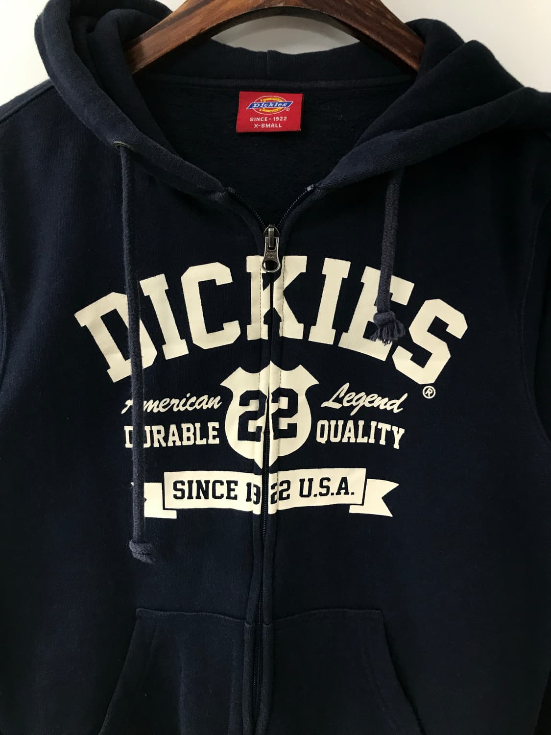 디키즈 y2k 와투케 네이비 후드집업 상품이미지4